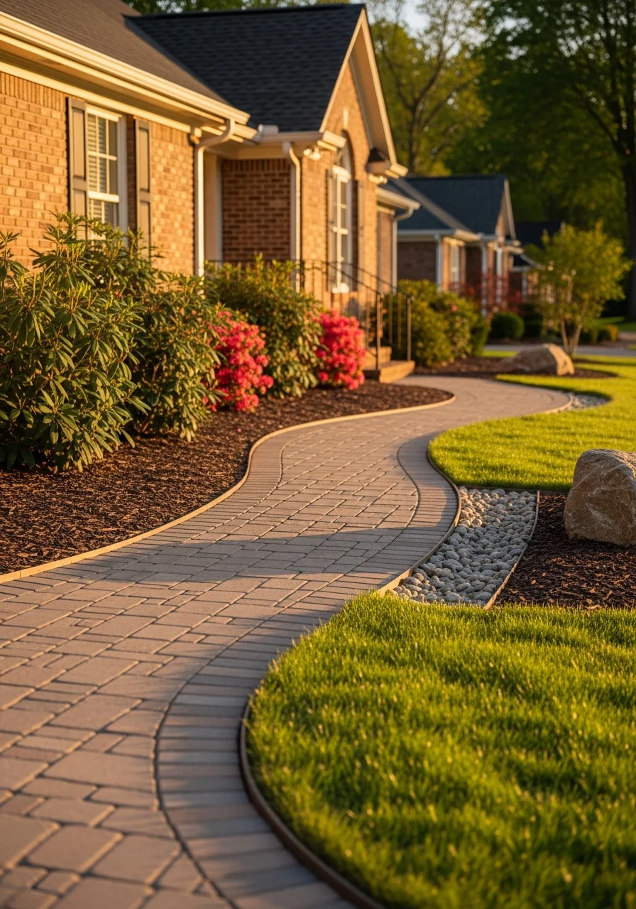 Detail of a Thomasville property's exterior with well-maintained features typical of the area's residential properties.